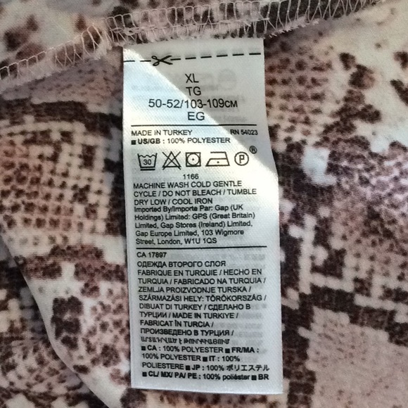 Banana republic snakeskin silky skirt - Picture 5 of 5